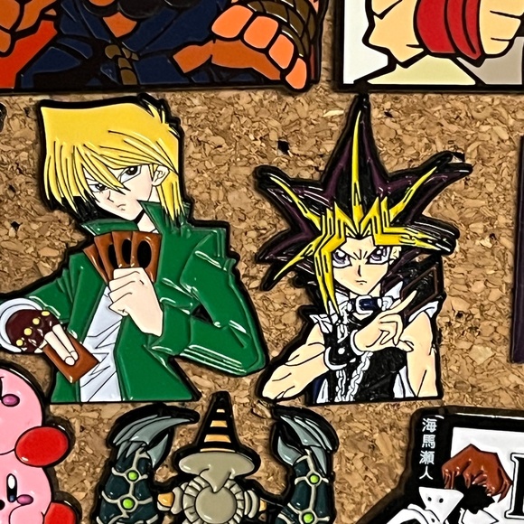 Yugioh Sonic Hat Pin Choice Any On Board Pins Hat Bag Street Fighter Mario - Picture 3 of 4